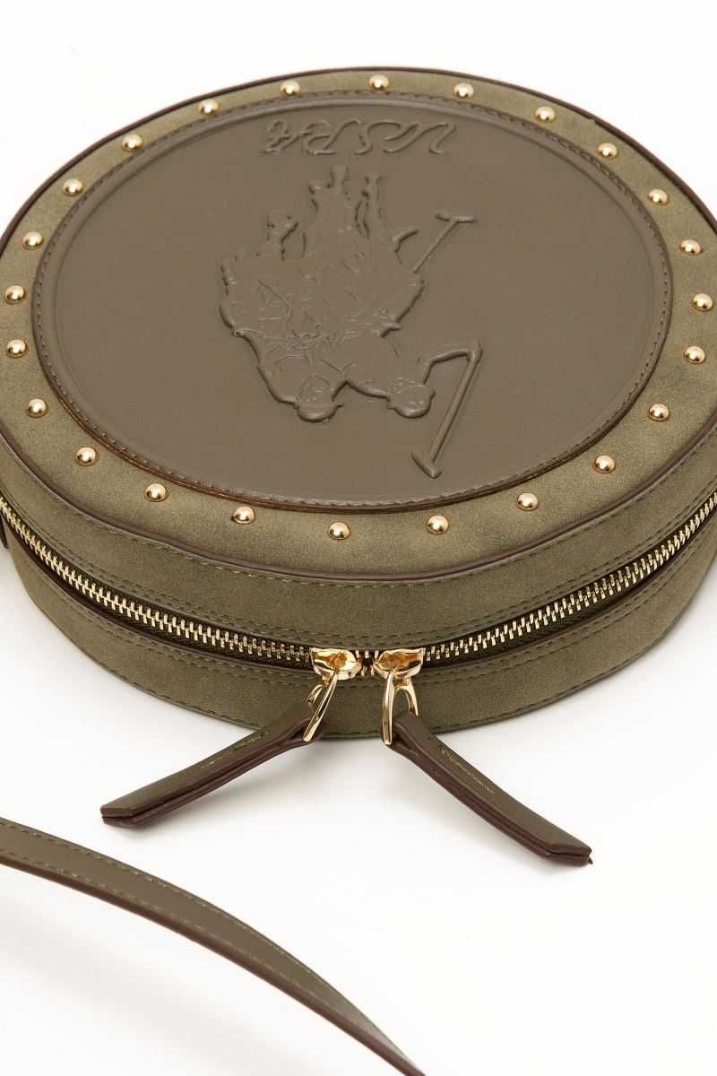 U.S. Polo Assn. НОВА дамска чанта от естествена кожа