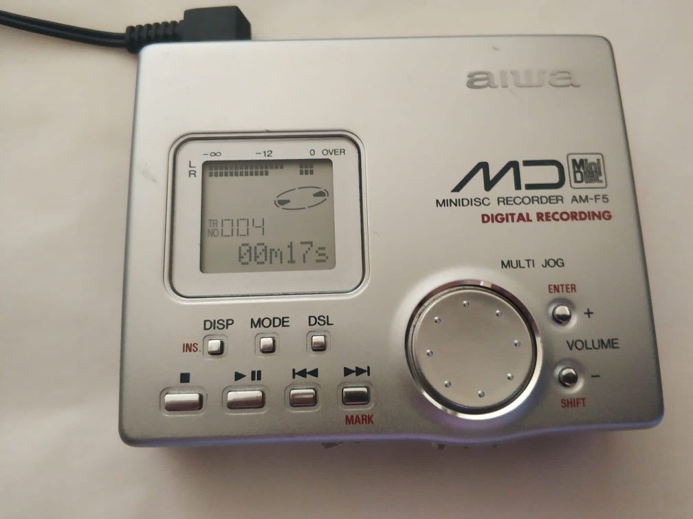 Walkman Aiwa minidisc recorder AM-F5 model rar de colectie