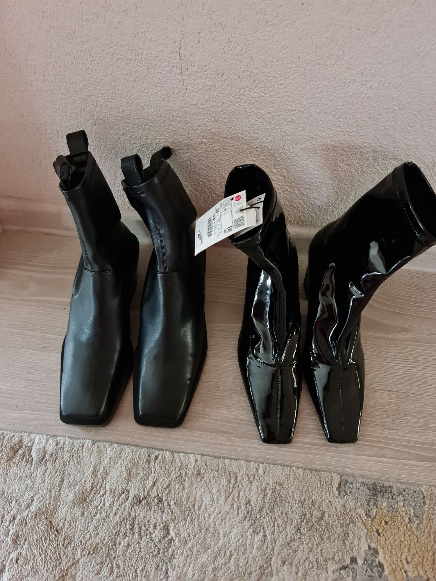 Vând botine Zara , noi mărimea 36 negre