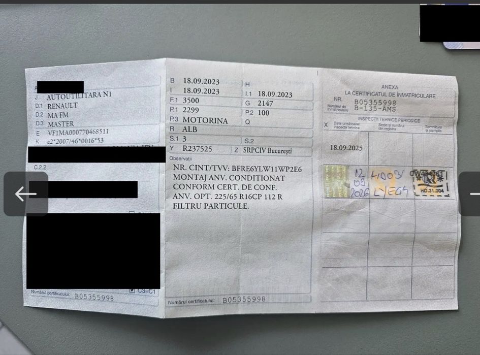 Renault Master L3H2 2.3d 2023 136cp avariat