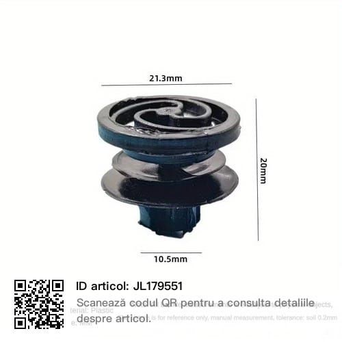 Clipsuri (agrafe) pentru fixare a tapițeriei interioare pe portiere