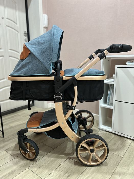 Коляска универсальная 2 в 1 AIMILE Elite, синий