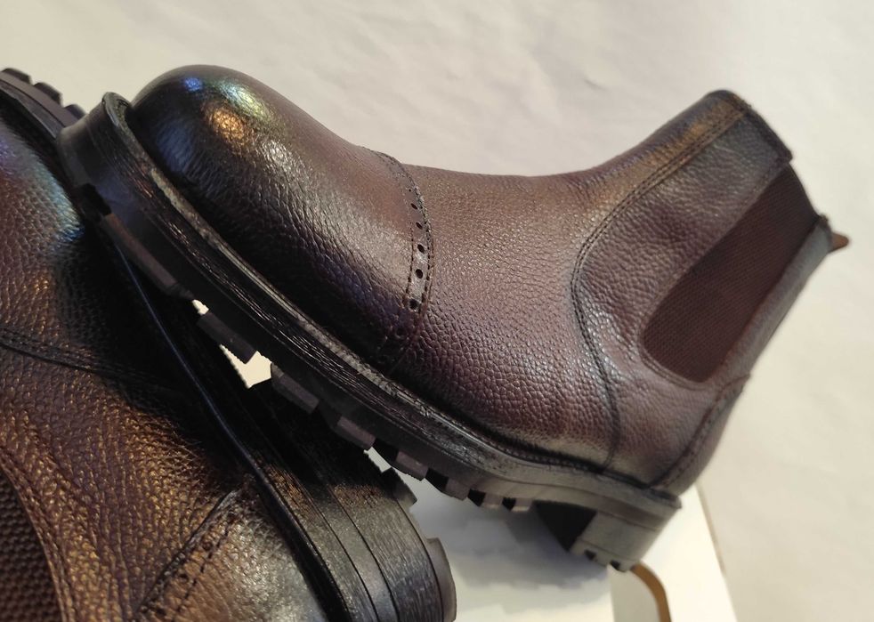 Ghete chelsea cap toe 42 42.5 Lavoratione Artigianale NOI piele moale