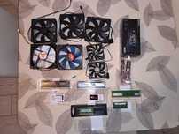 Componente PC ,ventilatoare ,memorii,fancontrolere