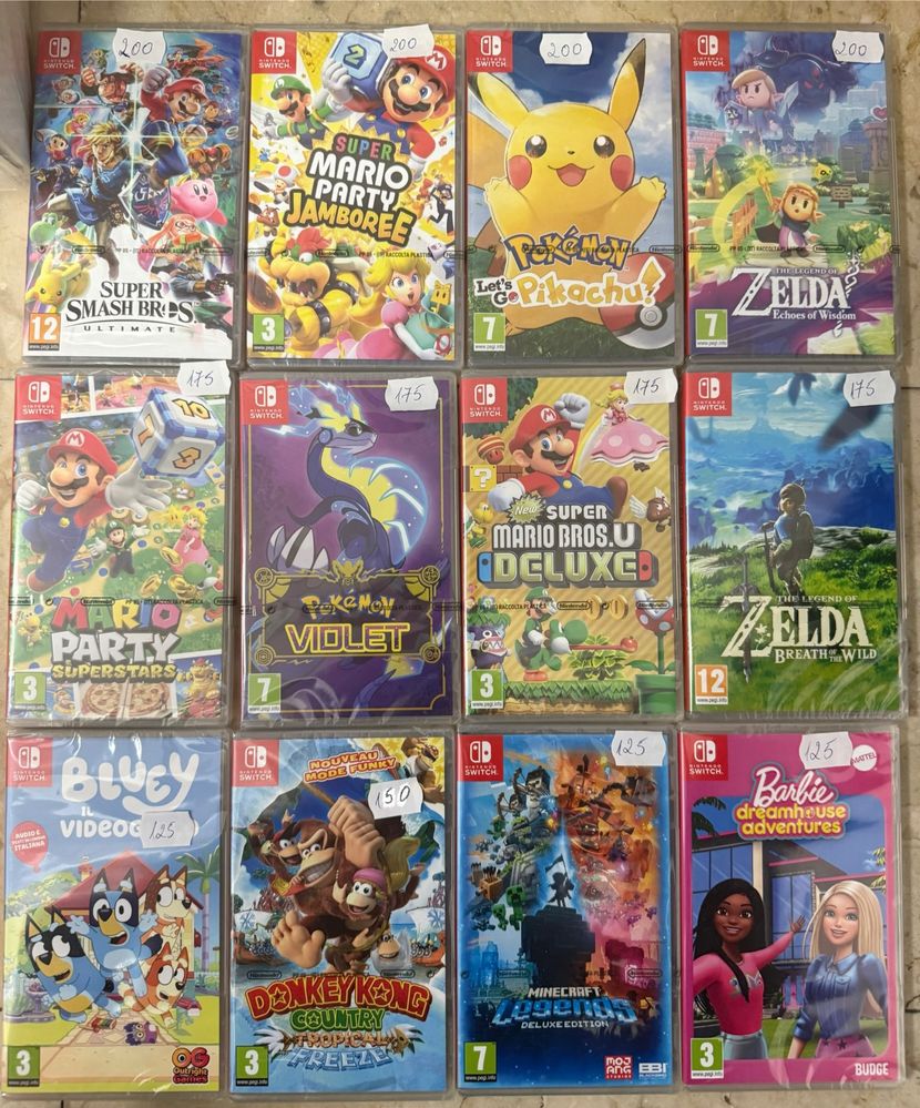 Consola jocuri nou sigilata nintendo switch v2 sports bundle + 12 luni