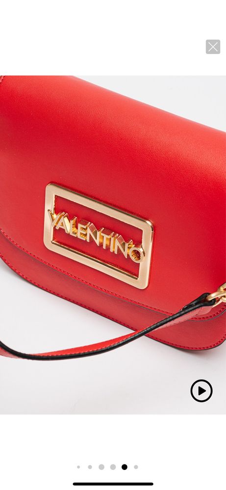 Червена чанта Valentino