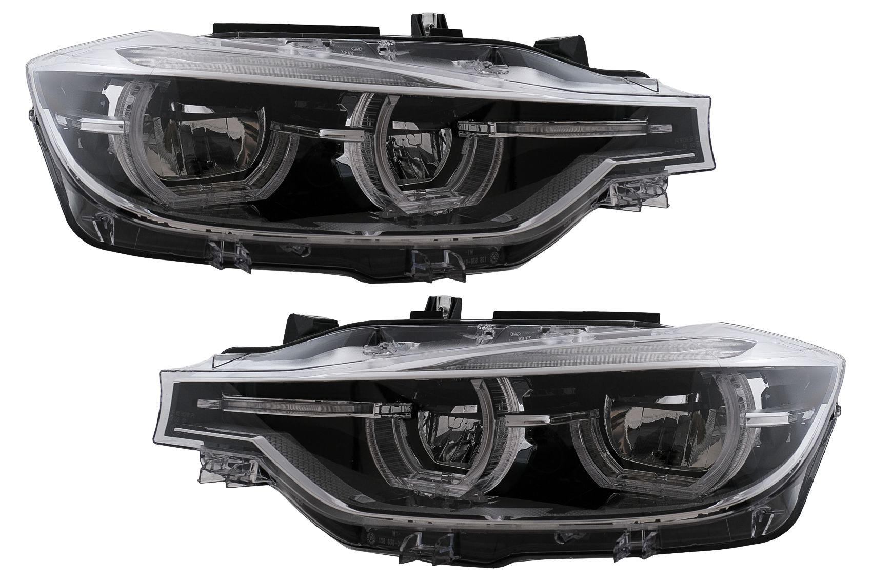 Faruri Full LED Angel Eyes BMW Seria 3 F30 F31 Sedan Touring (2011