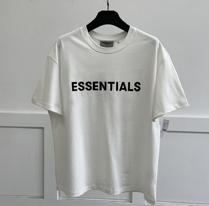 Tricou Essentials Fear of God White M (oversized fit)