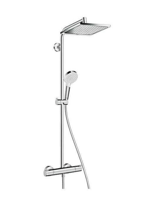 Hansgrohe Crometta - Coloană de duș cu Baterie 120.1cm Argintiu NOU