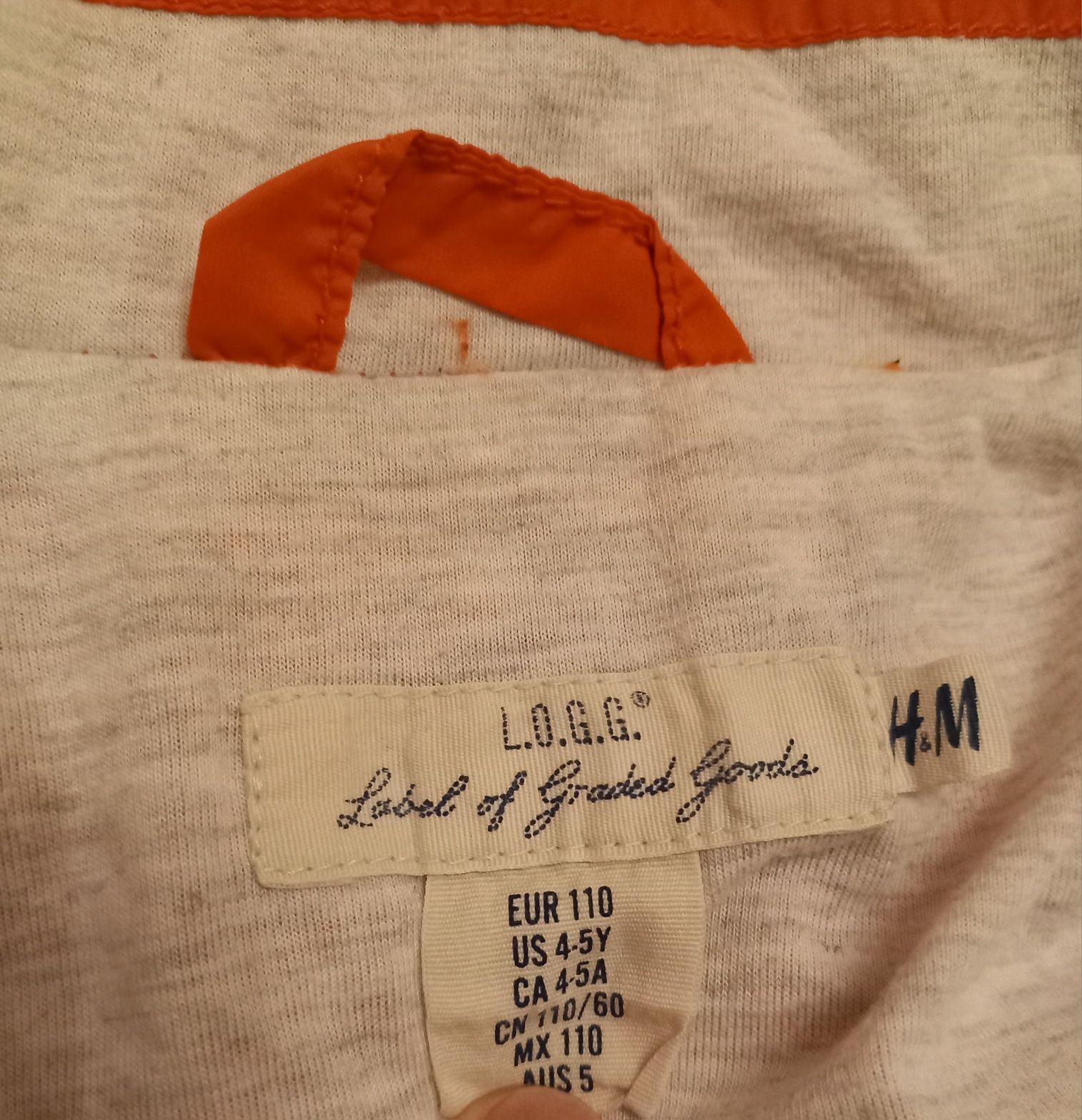 H&M Детско Ветроустойчиво яке със сваляща качулка, размер 110