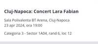 Bilet Lara Fabian Cluj 23 Aprilie