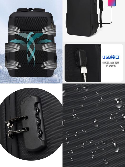 Мужской рюкзак для ноутбука с твердым корпусом мужская сумка портфель