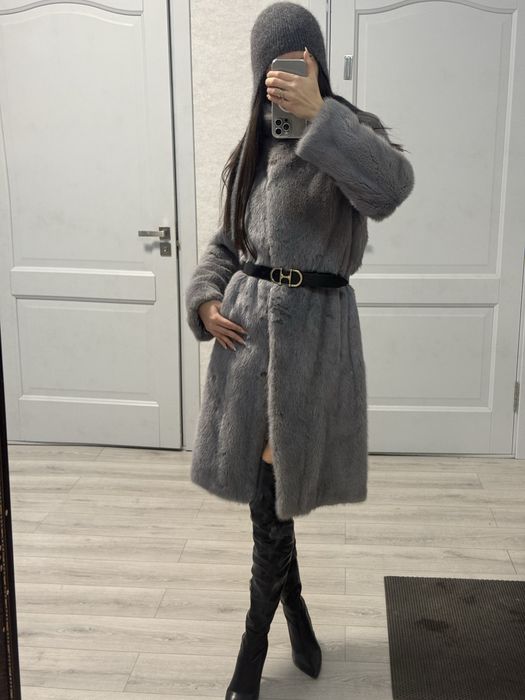 Натуральная норковая шуба