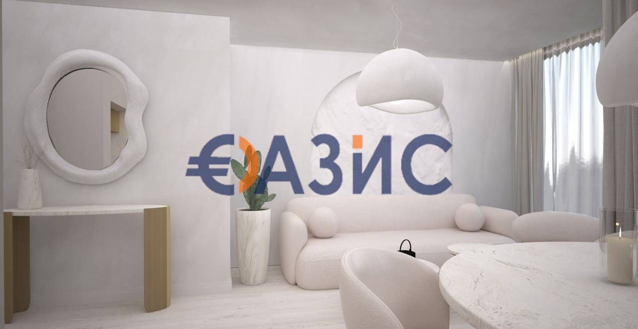 Апартамент с 1 спалня в J'adore Blanc, от 55,30 кв.м., Слънчев бряг,