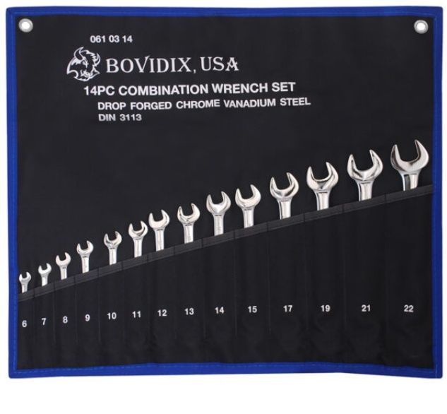 Продаёться новый набор комбинированных ключей Bovidix от 6 до 22