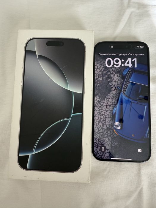iPhone 16 pro  128 гигабайт 100% батарея