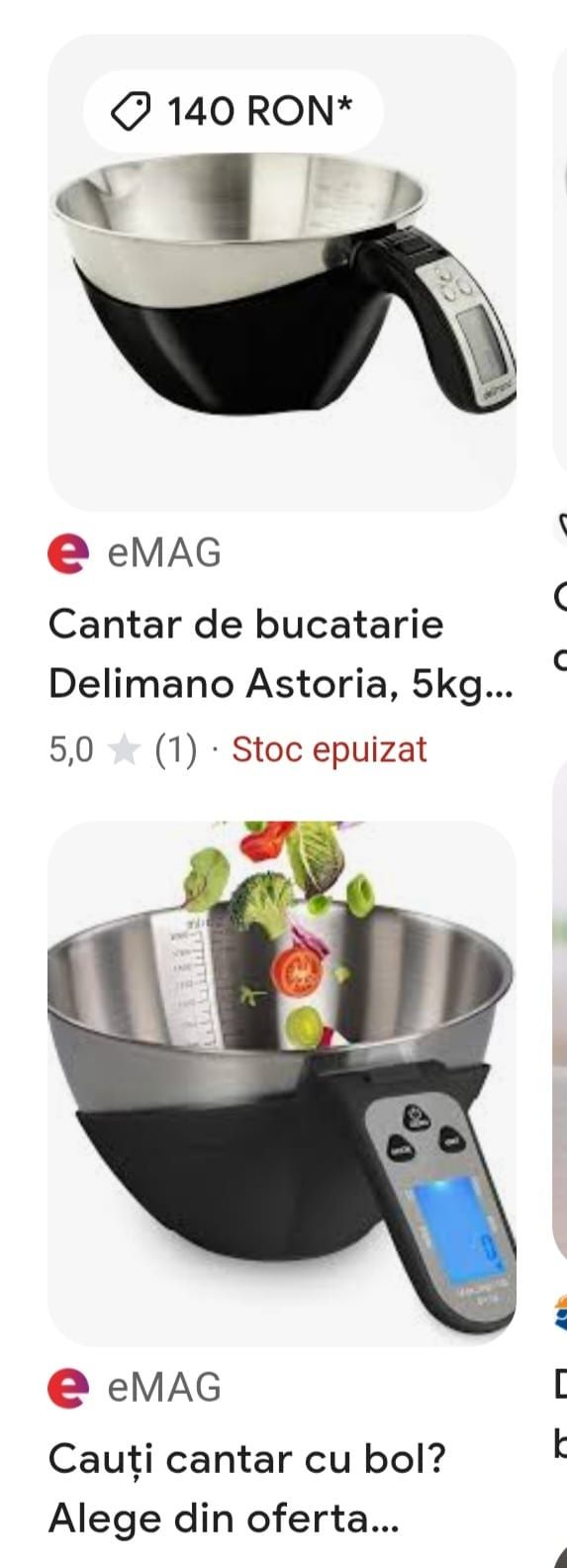 Cantar de bucatarie digital Delimano Astoria