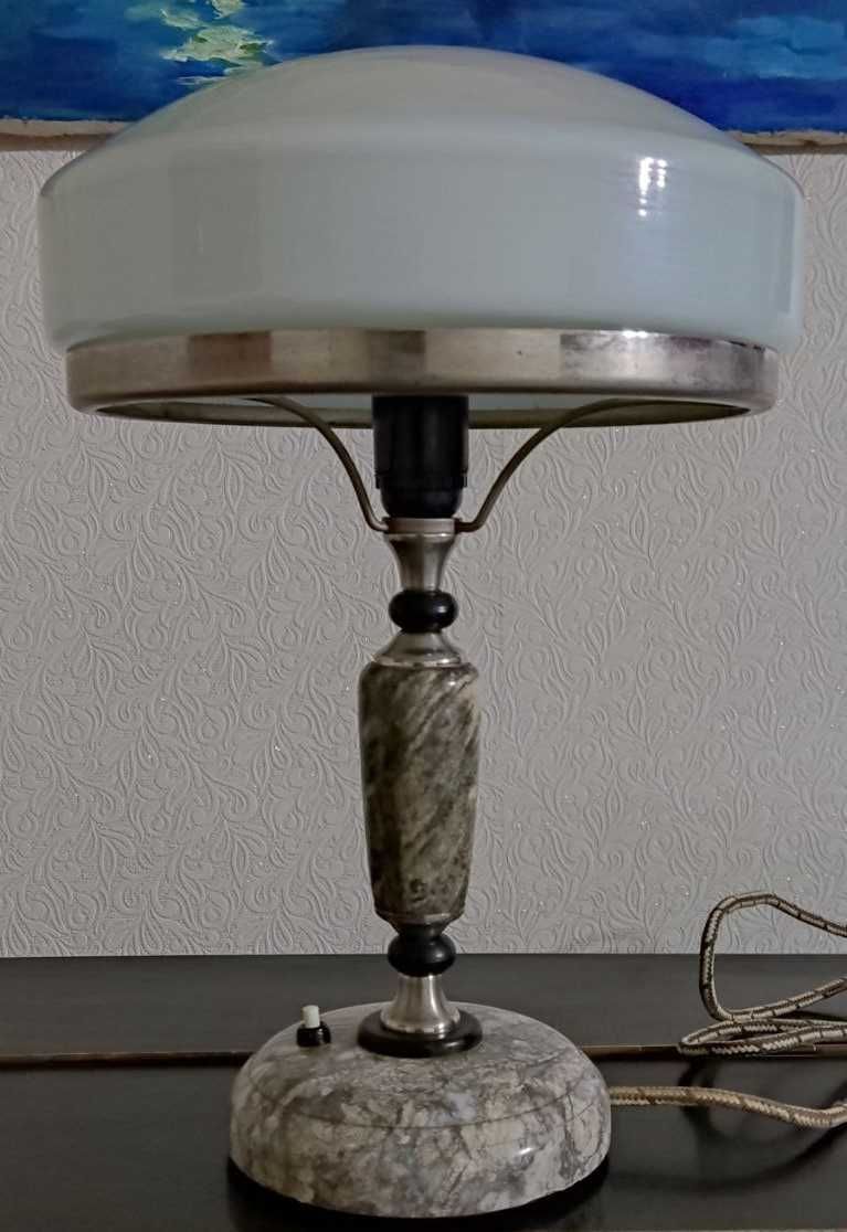 Лампа настольная, мраморная СССР