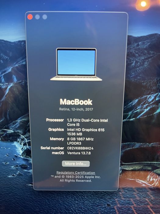 Macbook retina 12”
