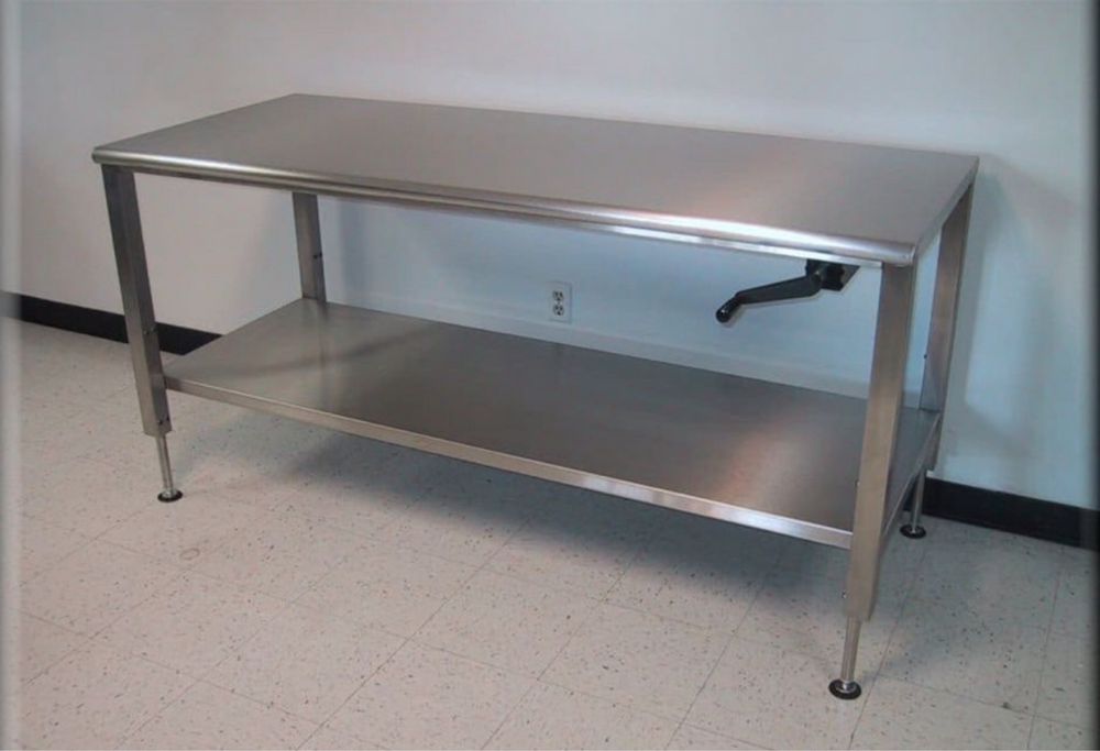 Mese inox bazine