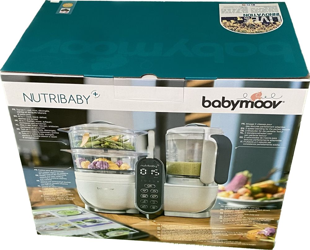 Aparat de gatit 5 in 1 Babymoov Nutribaby Plus