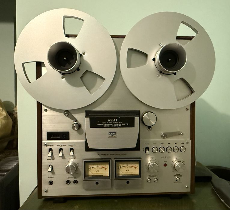 Set Nab uri argintii si role 26 cm goale ptr magnetofon Rostov, Akai