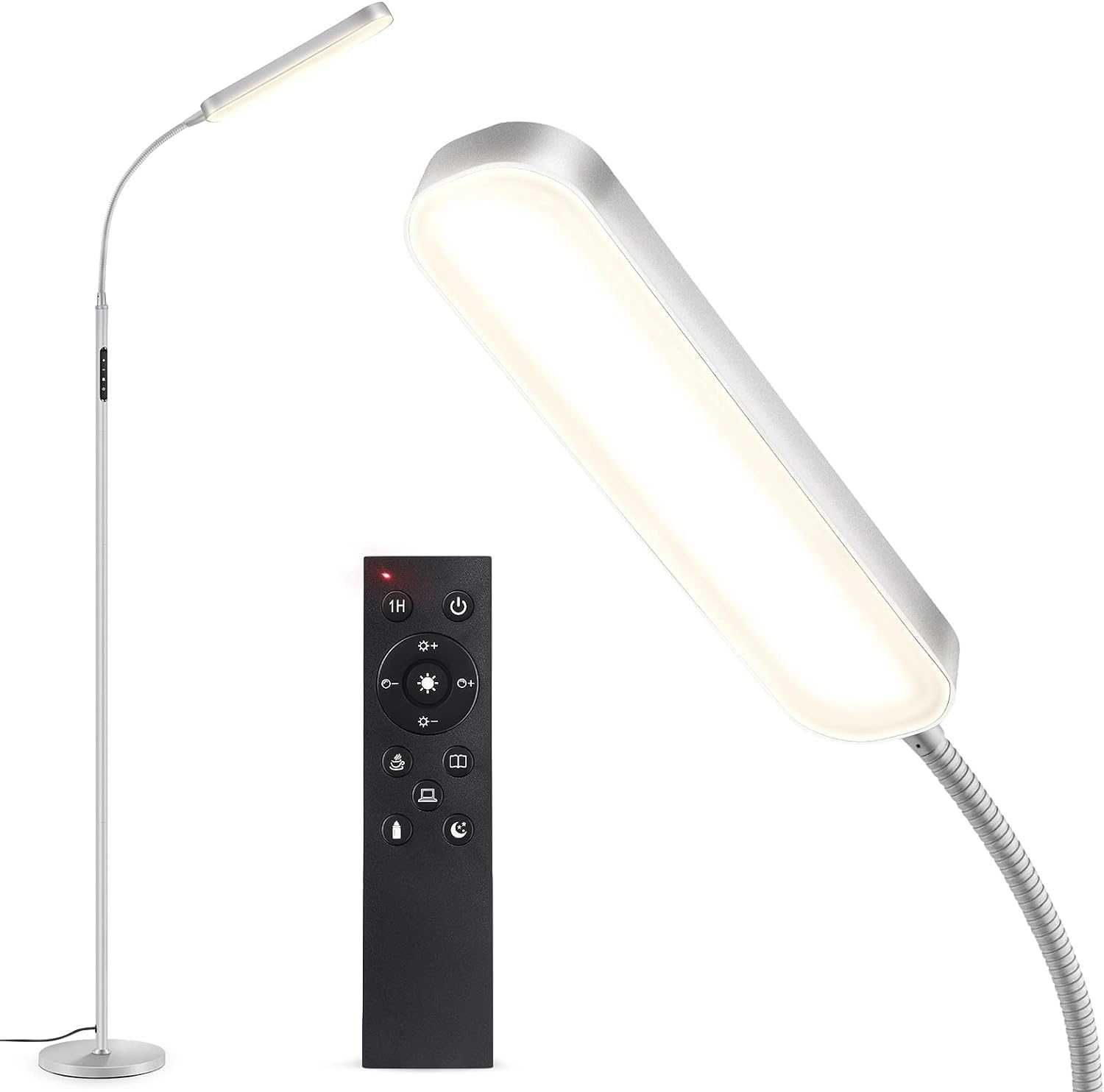 Lampă de podea LED OUTON reglabilă 15W 1500LM telecomanda temporizator