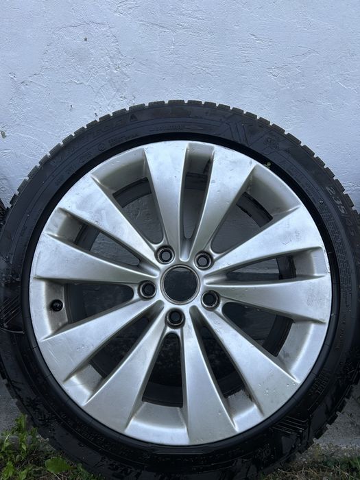 Jante Volkswagen R17 5x112 + anvelope iarnă