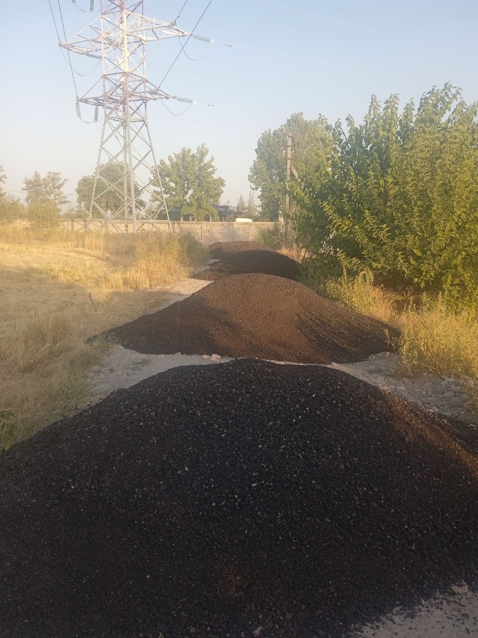 Asfalt qirindisi siviji Atxod yotqiramiz асфалть