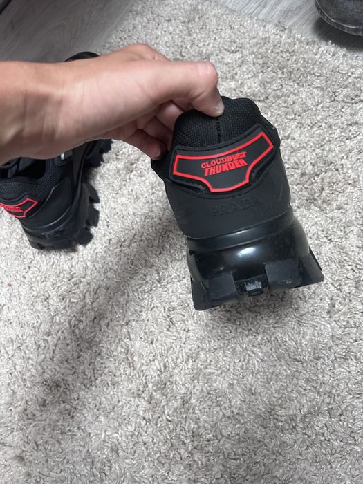 Papuci prada cloudblust negru marimea 40 bun si pentru 41