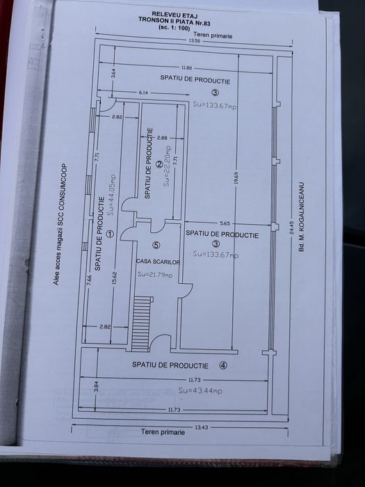 Vand spatiu Comercial Gugesti