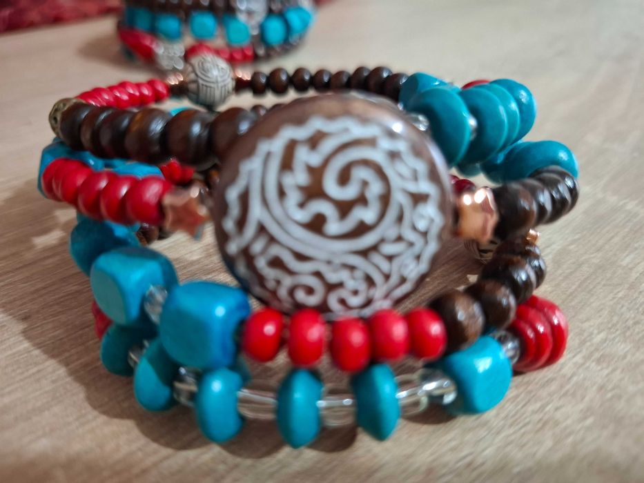 Бохо Компллект гривна и колие