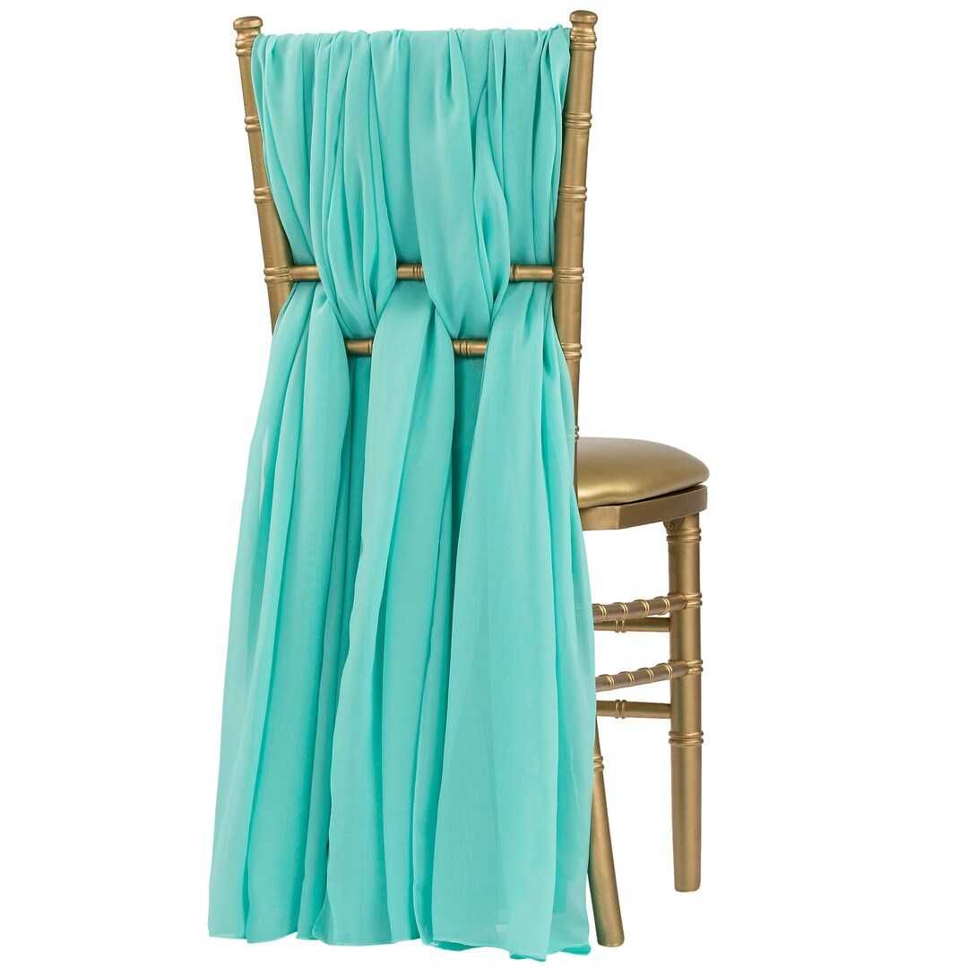 Funde scaune chiavari voal chiffon, ca noi, culori diverse