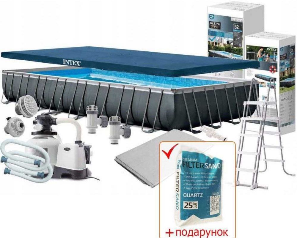 Каркасный бассейн Intex Ultra Frame 732x366x132 см