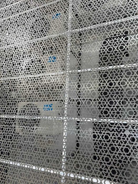 Декор решетки корзины кондиционеров, обшивка разными узорами