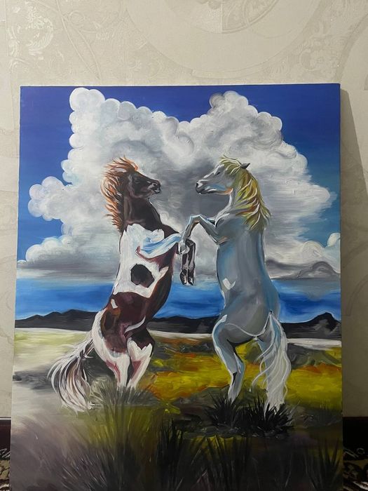 Chizilgan rasm Xolst Masla