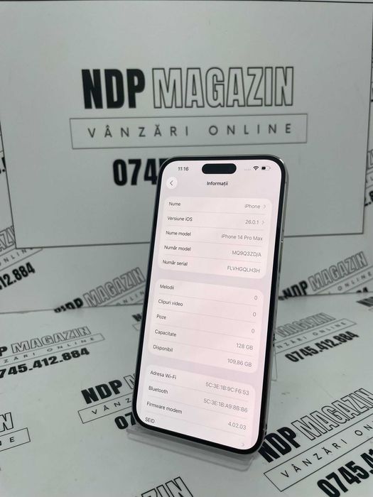 NDP Amanet NON-STOP Sos. Giurgiului 119 IPHONE 14 PRO MAX (43771)