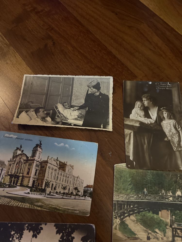 Lot carti postale vechi, inclusiv regaliste