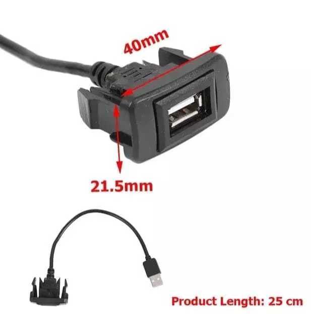 Port USB Auto Conector Mufa USB Mama PANOU Priza USB Moto MODUL USB