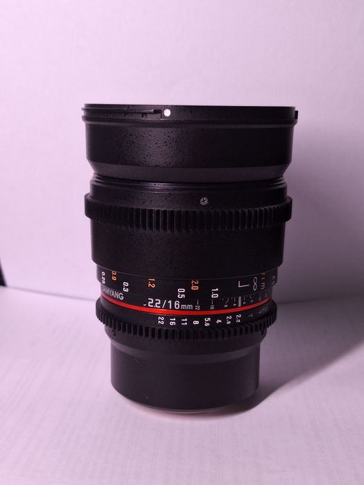 Vând Samyang 16 mm T2.2, MTF (montura Panasonic/Olympus M4/3)
