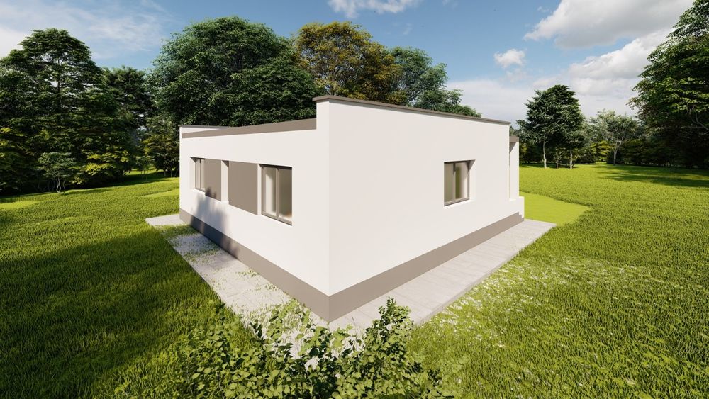 Casa mediteraneana în Dorobanț, materiale premium