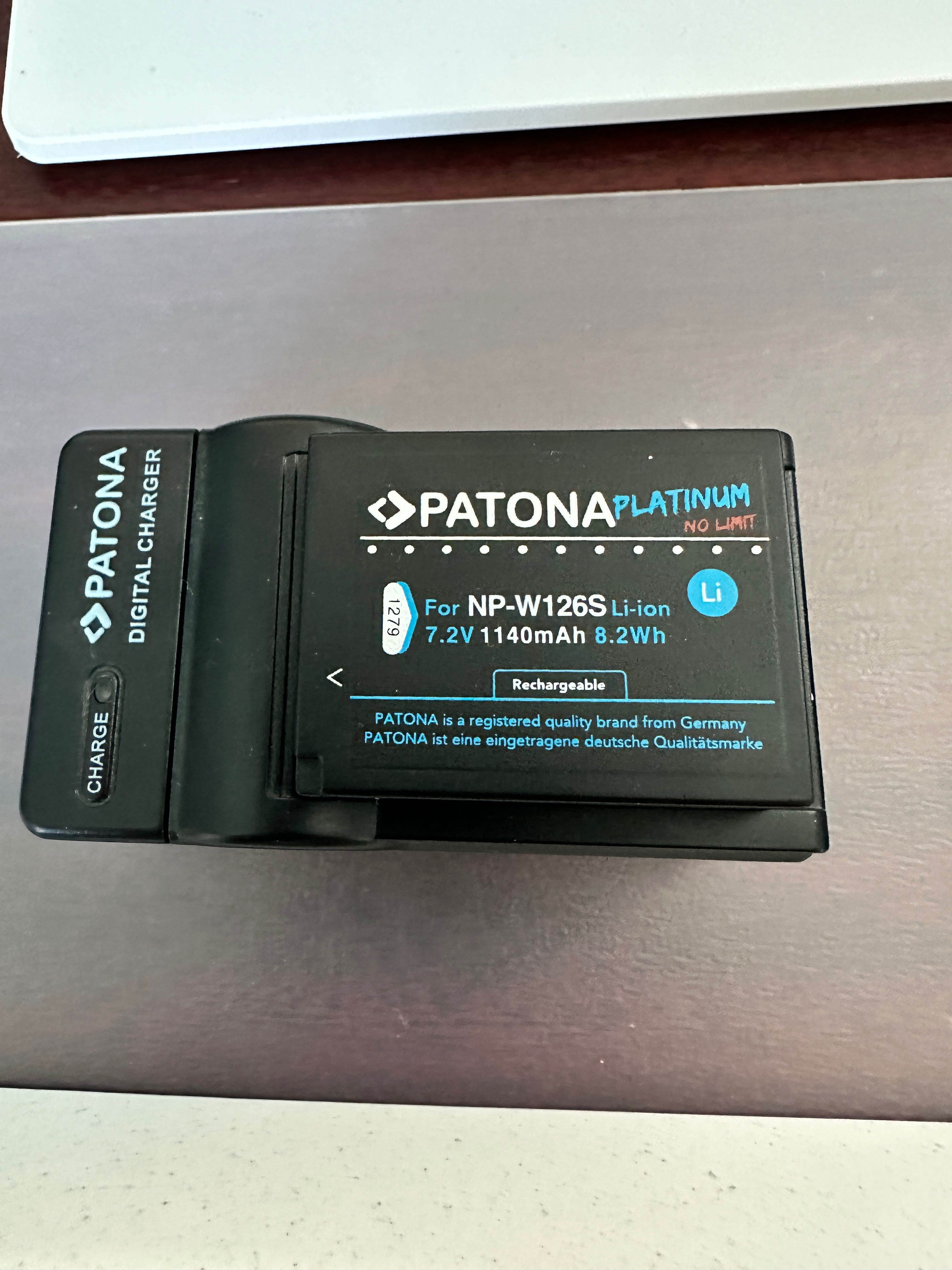 Acumulator si încărcător Patona NP-W126S pentru Fujifilm