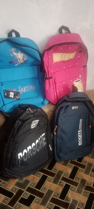 Рюкзаки новые  школьные и детские