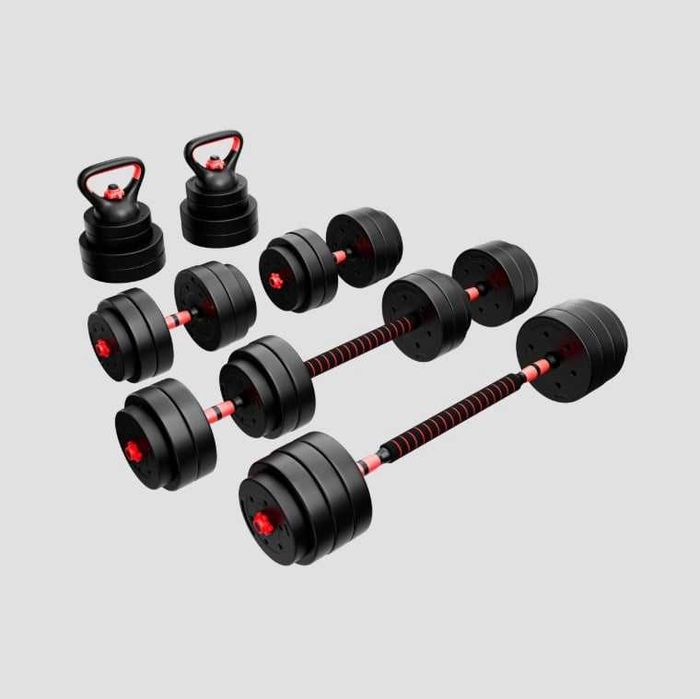 Set gantere 4in1 Athler Home Gym, 20kg. LYON 2.0