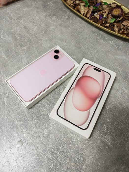 iPhone 15 Plus Rose Fullbox Stare foarte buna totul original