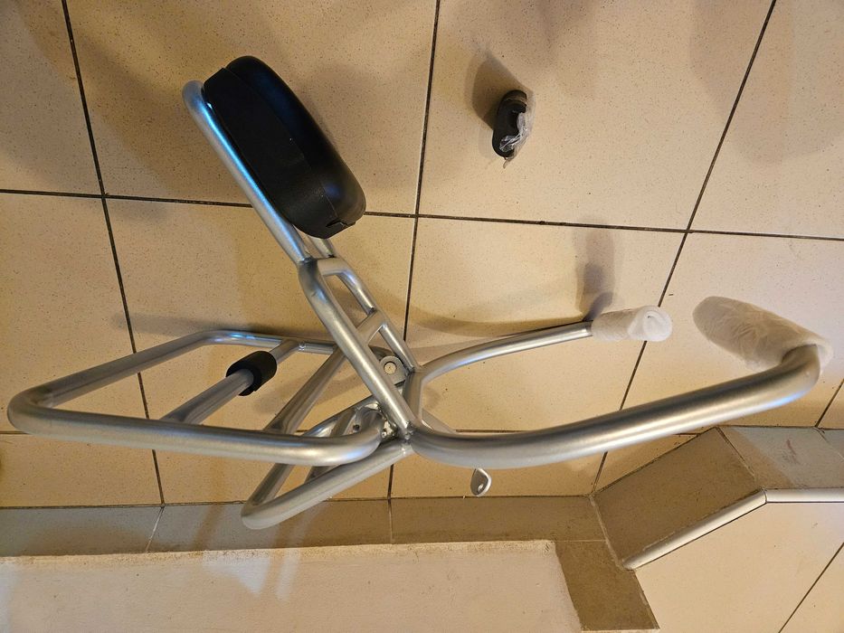 Portbagaj spatar Vespa Sprint Primavera argintiu, motocicletă