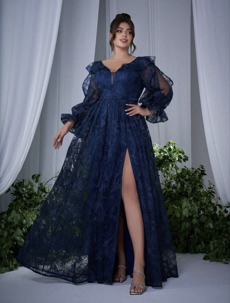 Красива бална рокял с дантела 2XL