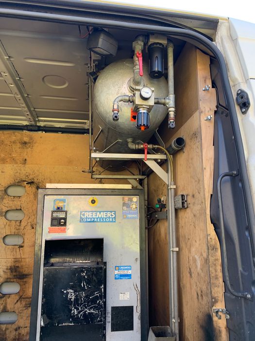 Compresor pe motorina