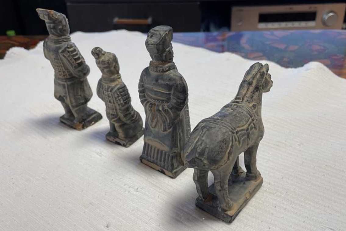 Soldati Teracota Dinastia Qin Marime 12 cm-Deosebit-Colectie-FIX