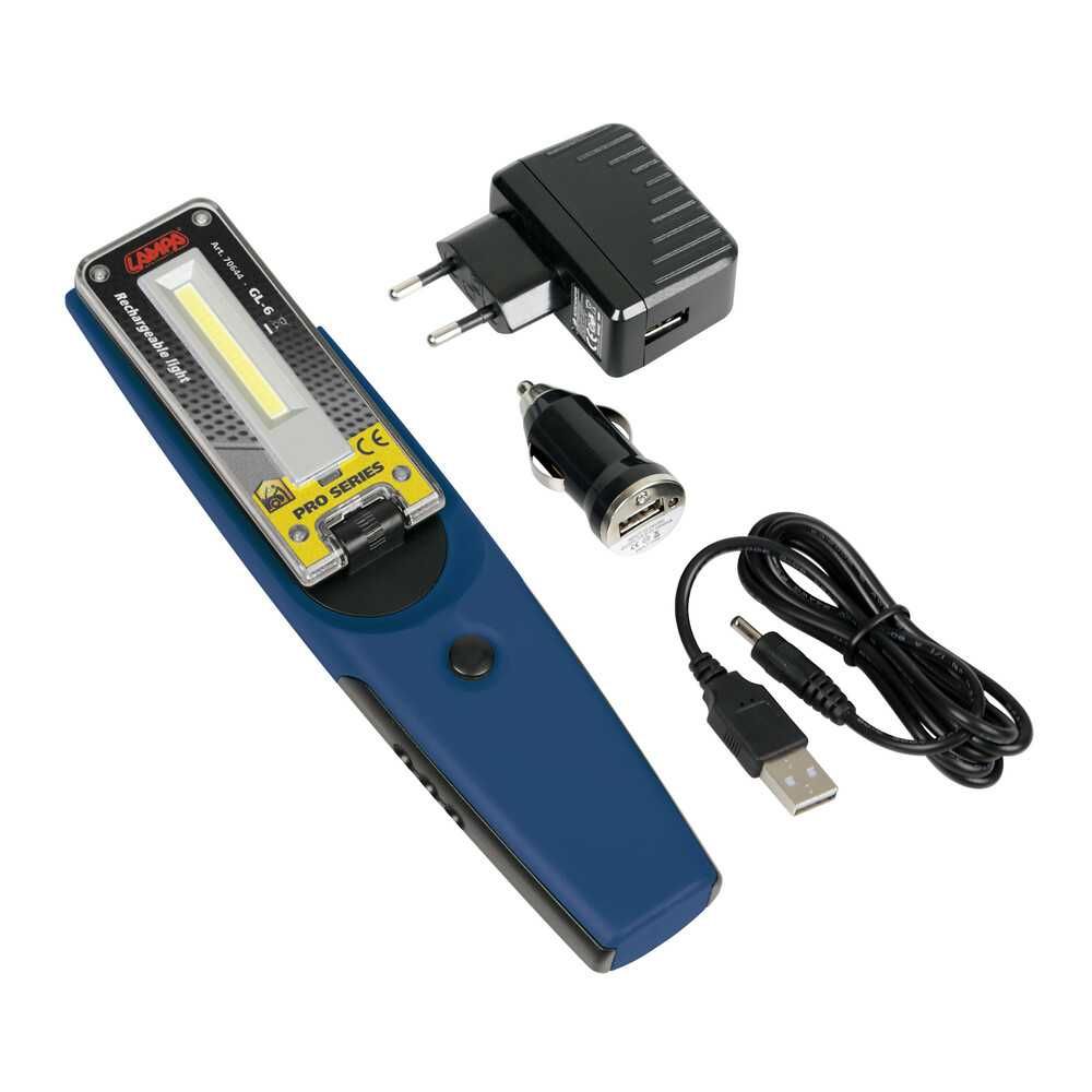 COB LED акумулаторна ревизионна сервизна работна лампа – 12V-24-230V